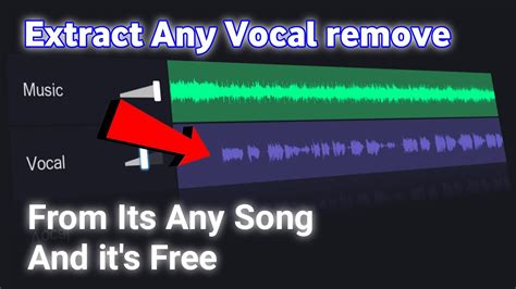 extract vocal from audio.